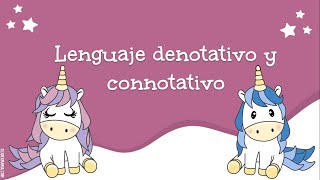 Lenguaje denotativo y connotativo  Literatura [upl. by Huey]