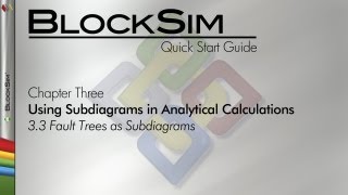 BlockSim 8 Quick Start Guide Chapter 33 Fault Trees as Subdiagrams [upl. by Imtiaz961]