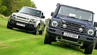 INEOS Grenadier vs Old Land Rover Defender  OffRoad [upl. by Ettellocin763]