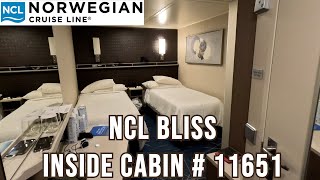 NCL Bliss Inside Cabin 11651 [upl. by Korie]