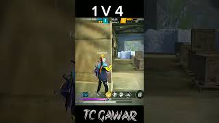 1 V 4 Clutch only MP5  TC GAWAR GAMER PLAY [upl. by Reeba530]