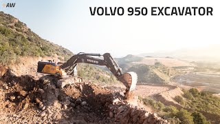 Volvo 950 Excavating on a Hill shorts [upl. by Adnarrim429]