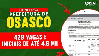 Edital Prefeitura de Osasco 2023 Iniciais de R 46 MIL [upl. by Chalmers]