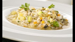 Receta de risotto de verduras al vino fino de Bruno Oteiza [upl. by Nivrad]