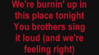 Burnin Up Jonas Brothers Lyrics Video [upl. by Margreta]