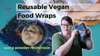 DIY Vegan Food wraps with Powder Resin [upl. by Negroj82]