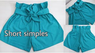 Diy Como fazer short muito fácil para Iniciantes  SEM MOLDE [upl. by Young]