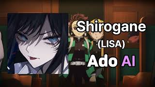 LISA Shirogane  Ado AI cover [upl. by Htidra]