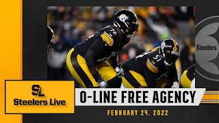 Steelers Live Offensive Line Free Agency  Pittsburgh Steelers [upl. by Aisatna]