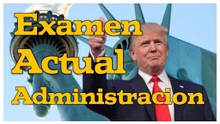 EXAMEN DE CIUDADANIA AMERICANA PREGUNTAS DE LA ENTREVISTA NUEVA ADMINISTRACION DE DONALD TRUMP [upl. by Motteo]