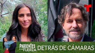 Parientes a la Fuerza  Nueva serie  Detrás de cámaras  Telemundo [upl. by Kohcztiy356]