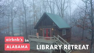 This Cozy Cabin in Mentone is a Book Lovers Dream  Alabama Airbnbs [upl. by Nyla]