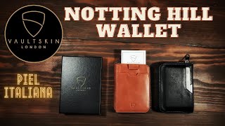 The VAULTSKIN NOTTING HILL is a refined zippered wallet with Italian leather and intelligent design [upl. by Laband47]