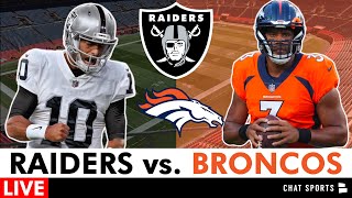 Raiders vs Broncos Live Streaming Scoreboard Free PlayByPlay Highlights Boxscore  NFL Week 1 [upl. by Nnahgaem]