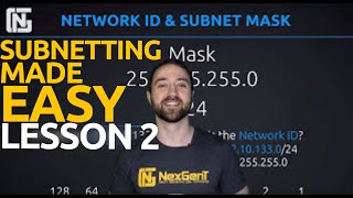 IPv4 Addressing Lesson 2 Network IDs and Subnet Masks [upl. by Alamaj226]