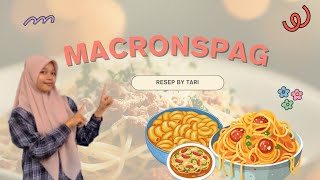 Macroni vs Spaghetti 😱 MACRONSPAG masakanrumahan resep makan [upl. by Darwen433]