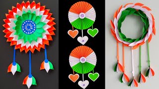 Republic Day Special 3 Craft Idea  Tricolour Paper Craft Idea  26 January Craft Idea  Artideas [upl. by Hollie347]