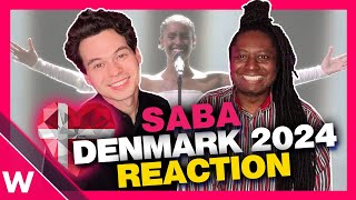 🇩🇰 Saba  Sand REACTION  Denmark Eurovision 2024 [upl. by Acilejna]