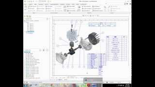 Creo 2 0 Detailing  Tables and Parameters [upl. by Ahsimrac755]