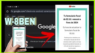 Llena el FORMULARIO FISCAL DE EEUU desde tu celular  antes que se cobren mas impuestos [upl. by Souza]