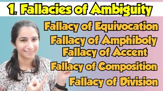 Fallacies of Ambiguity  Informal FallaciesUGC NET Paper1Ravina InculcateLearning ugcnetpaper1 [upl. by Harrod]