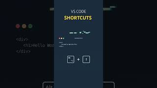 vs code Shortcuts shorts vscode shortcut coding Vscodetticks webdesign webdevelopment viral [upl. by Hedelman]