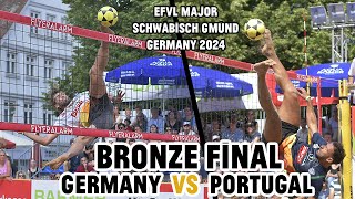 EFVL Major Gmund 2024 Mens Bronze Final Germany vs Portugal [upl. by Eisset658]