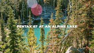 Shooting my Pentax 67 at Colchuck Lake [upl. by Padriac]