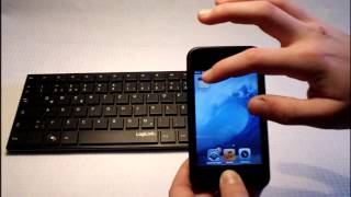 Test Logilink Bluetooth Wireless Slim Tastatur [upl. by Chansoo827]