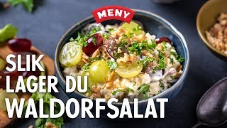 Slik lager du hjemmelaget waldorfsalat [upl. by Sibyl]