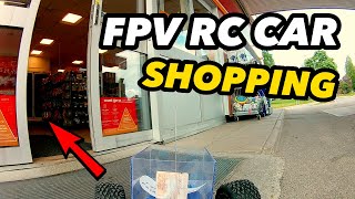 FPV RC Car Buying Food [upl. by Gnem743]