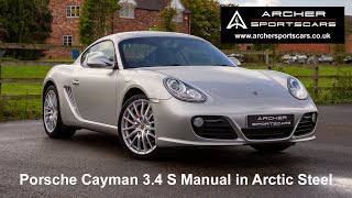 Porsche Cayman 987 S Manual Walkaround  Archer Sportscars [upl. by Aken]