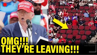 Watch TRUMP LOSE IT as Audience WALKS OUT OF RALLY [upl. by Shina814]