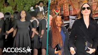 Watch Angelina Jolie amp Brad Pitts Daughter Zahara Join Sorority at Spelman College [upl. by Francene]