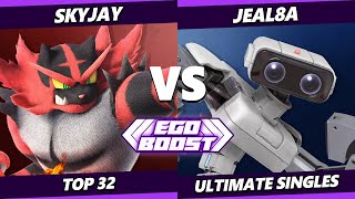 EGOBOOST  JeAl8a ROB Vs Skyjay Incineroar Smash Ultimate  SSBU [upl. by Ahtelat]