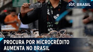 Cresce a procura por microcrédito entre trabalhadores informais no Brasil  SBT Brasil 290824 [upl. by Diogenes773]