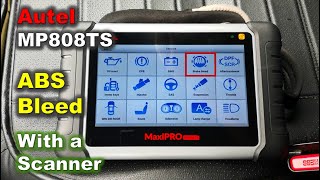 Autel Scanner ABS modulator bleed  How to Get air out of ABS  Antilock brake system bleeding [upl. by Reltuc]