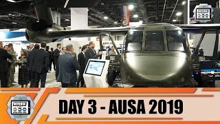 AUSA 2019 News Show Daily Association of United States Army Defense Exhibition Washington DC Day 3 [upl. by Anailli]