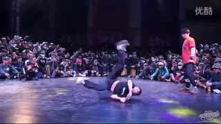 BBOY ISSEI VS BBOY BLOND  HUSTLE amp FREEZE 2014 [upl. by Ahcropal528]