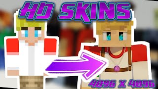 How to Make Minecraft HD Skins  TUTORIAL [upl. by Eillac]