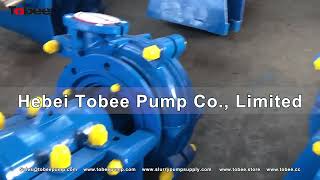 6X4E AH Polyurethane Slurry Pump for Sugar and Raw Foodstuffs 2 [upl. by Hsirap]