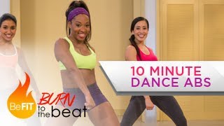 10 Minute Cardio Dance Abs Workout Burn to the Beat Keaira LaShae [upl. by Gabi32]