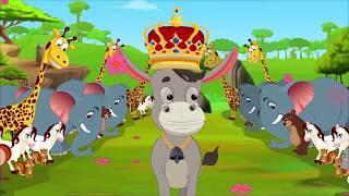 शेर की खाल में गधा  Donkey in the Lions Skin Hindi Story by Hindi Fairy Tales [upl. by Aihcats]