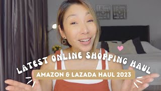 Latest Online Shopping Haul 2023  Amazon amp Lazada Finds Beauty Travel Gadgets etc [upl. by Ardnalac936]