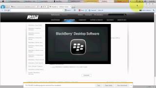 How to install the BlackBerry Desktop Software onto PC [upl. by Ravilob]