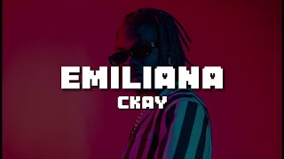 Ckay  Emiliana  Lyrics [upl. by Yrmac]