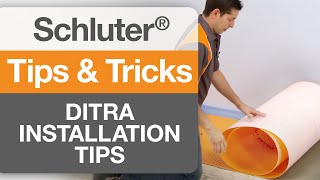 Installation Tips for Schluter®DITRA [upl. by Artek315]