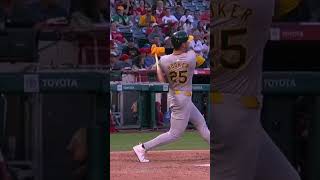 Brent Rookers solo homer brentrooker oakland homerun athletics as [upl. by Shantha]