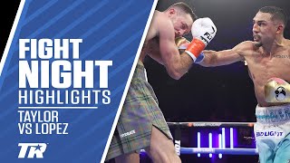 Teofimo Lopez Upsets Josh Taylor to Win Jr Welterweight Title  FIGHT HIGHLIGHTS [upl. by Winn]