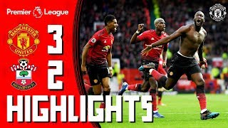 Highlights  Manchester United 32 Southampton  Romelu to the rescue [upl. by Stinky42]